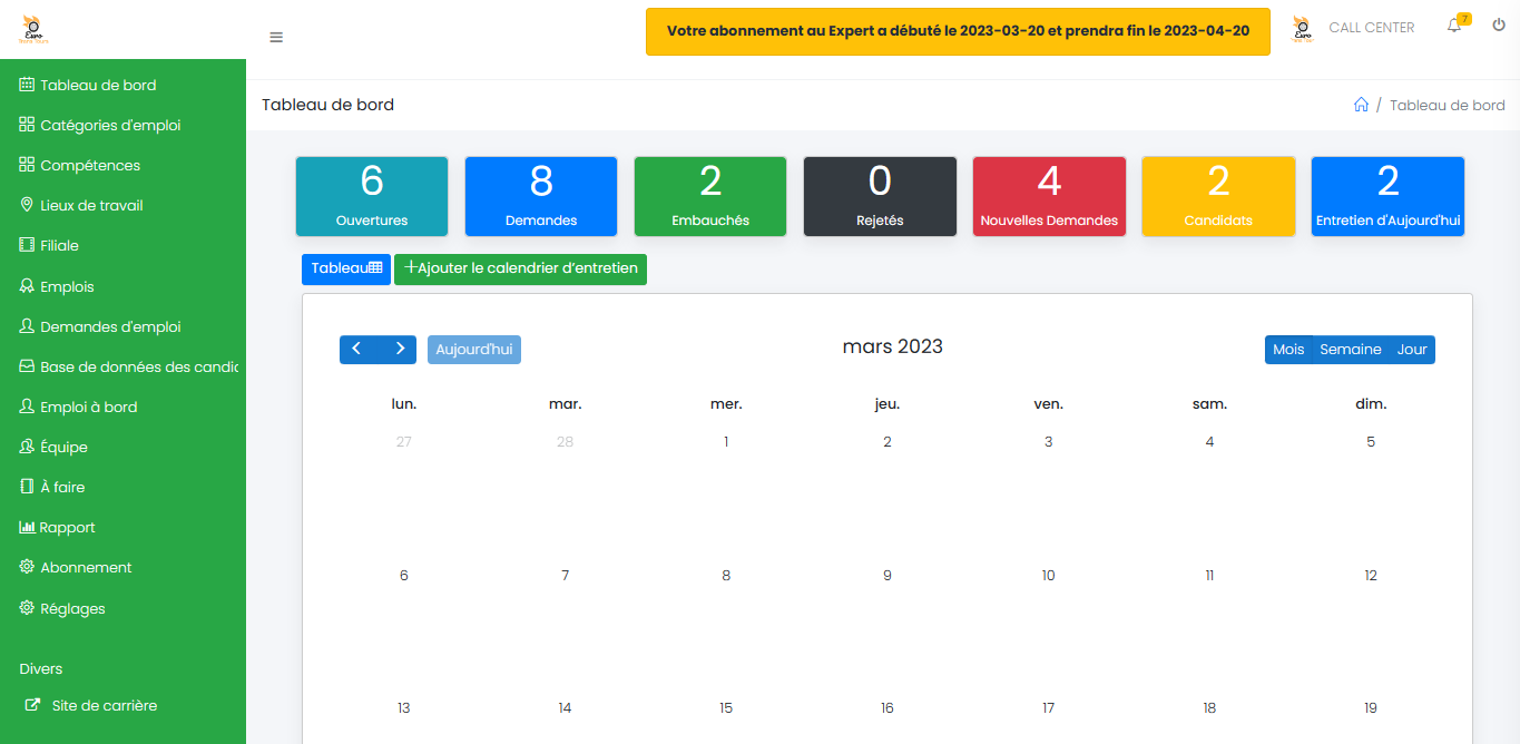 logo centre d'appelle-planifier des Entretiens