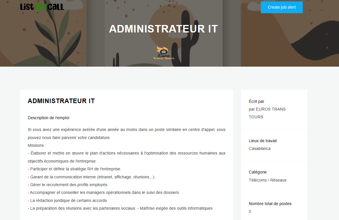 logo centre d'appelle-Site Carrière